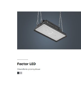 Factor LED oświetlenie przemysłowe